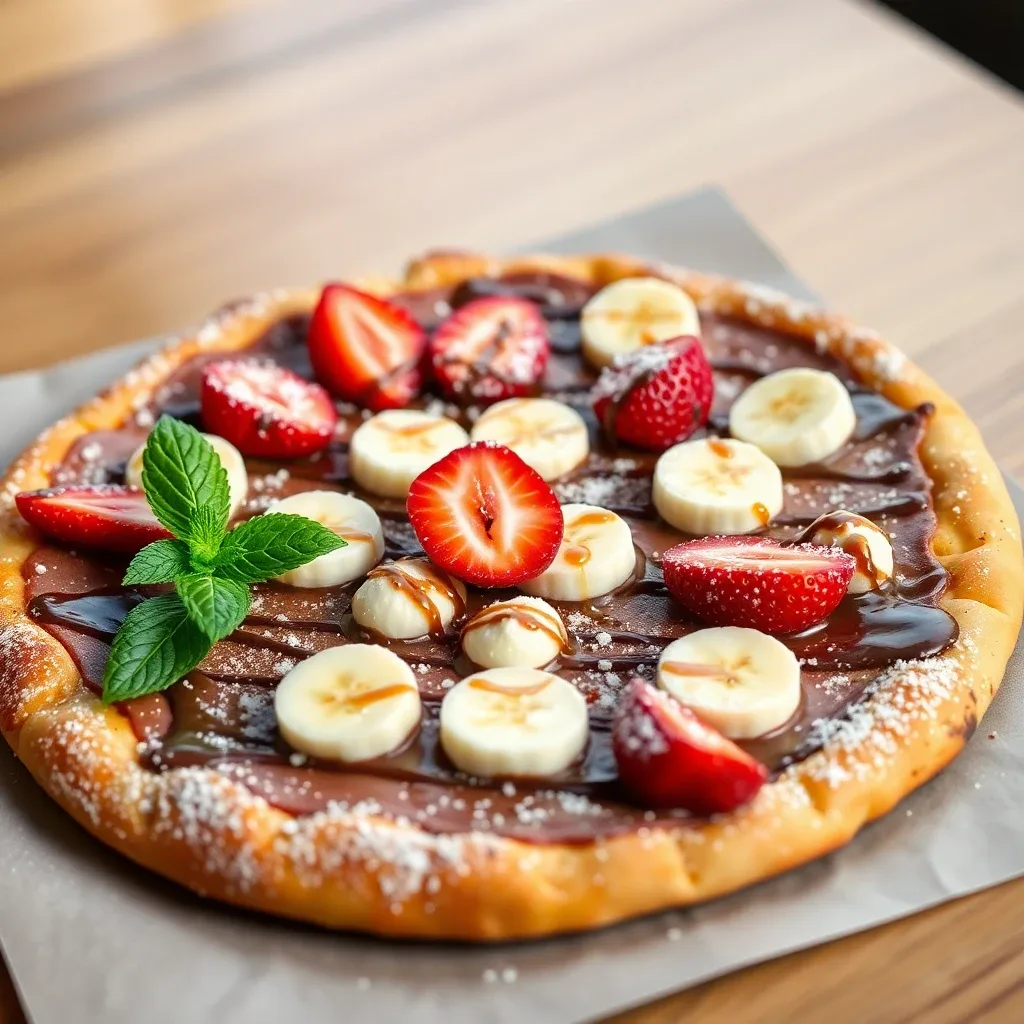 Nutella Pizza Dessert